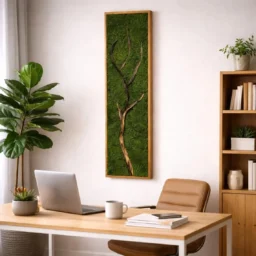 decor interior cu licheni stabilizați tablou natural